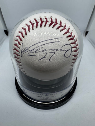 Vladimir Guerrero Signed Autographed Rawlings OML Baseball BAS Encapsulated