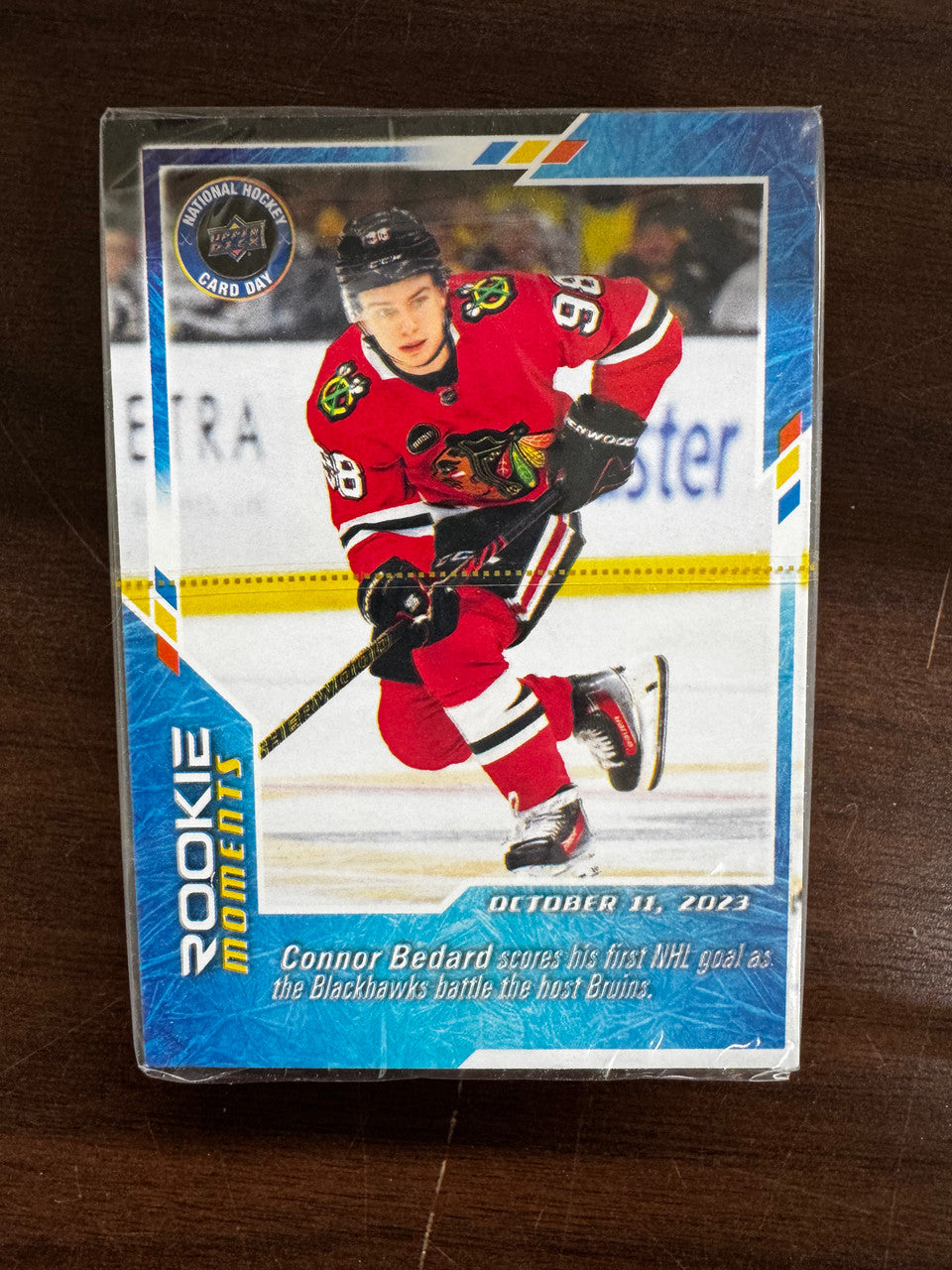 2024 Upper Deck National Hockey Card Day Sealed Box 100 Packs + 50 Bedard RCs