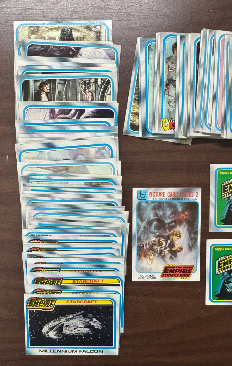 1980 Topps Empire Strikes Back Series 2 Partial Card Set 129/132 W/ Stickers EX