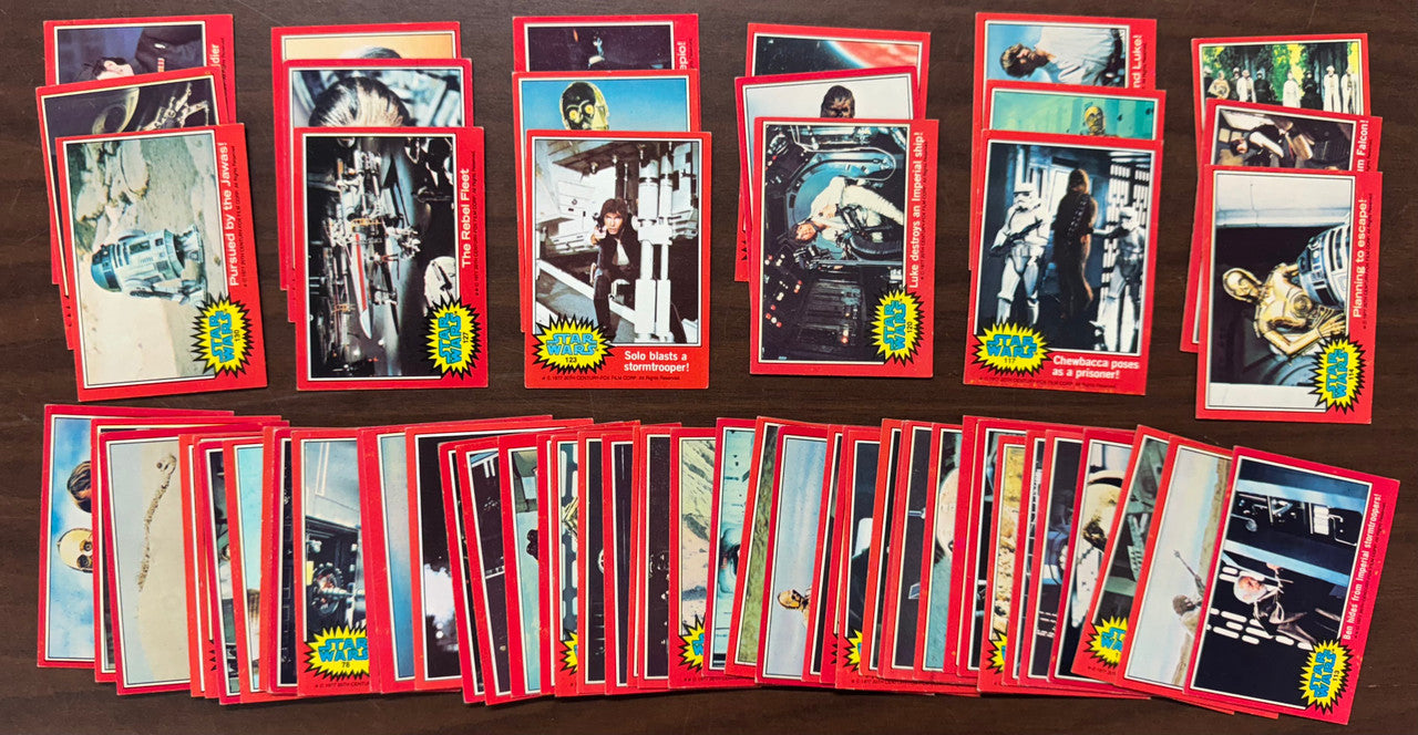 1977 Topps Star Wars Series 2 Partial Card Set 62/66 VG-EX