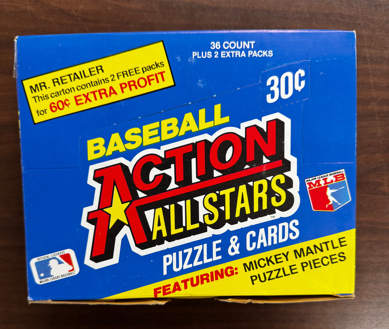 1983 Donruss Baseball Action All Stars Box