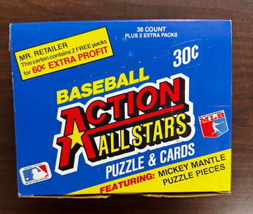 1983 Donruss Baseball Action All Stars Box
