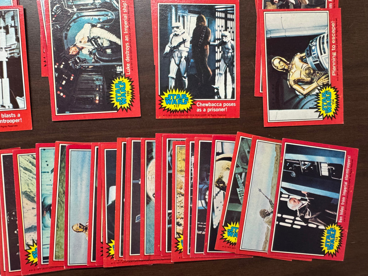 1977 Topps Star Wars Series 2 Partial Card Set 62/66 VG-EX