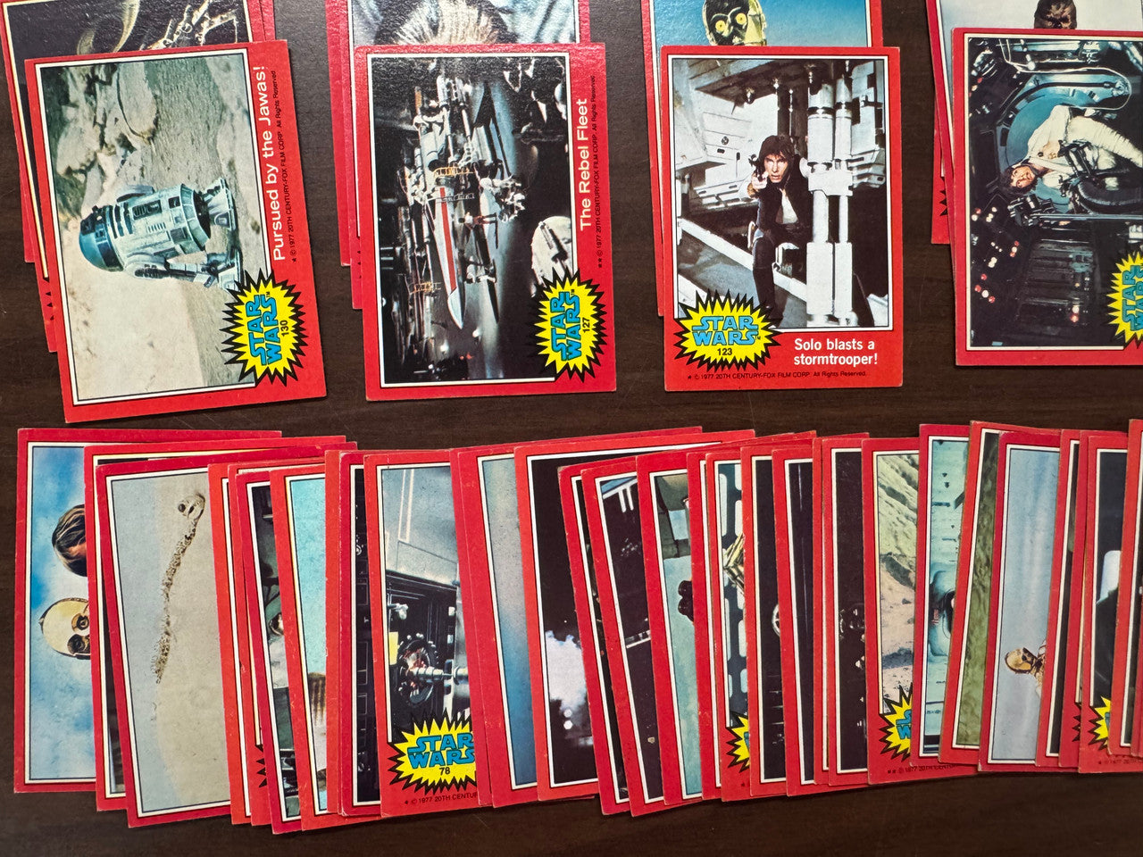 1977 Topps Star Wars Series 2 Partial Card Set 62/66 VG-EX
