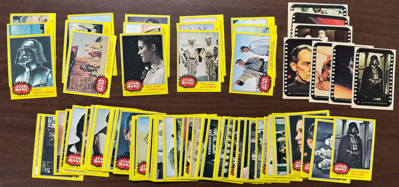 1977 Topps Star Wars Series 3 Complete Card Set 66/66 W/ Stickers VG-EX
