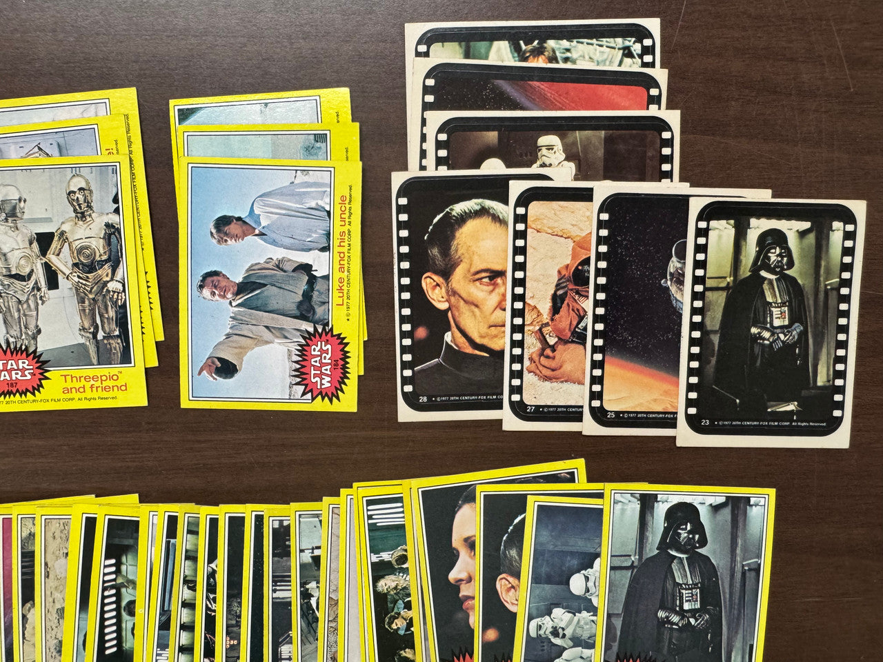 1977 Topps Star Wars Series 3 Complete Card Set 66/66 W/ Stickers VG-EX