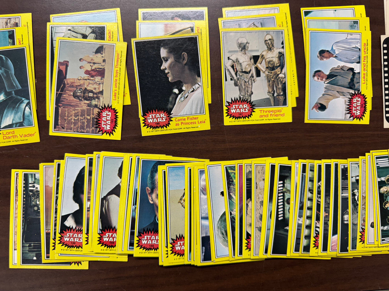 1977 Topps Star Wars Series 3 Complete Card Set 66/66 W/ Stickers VG-EX