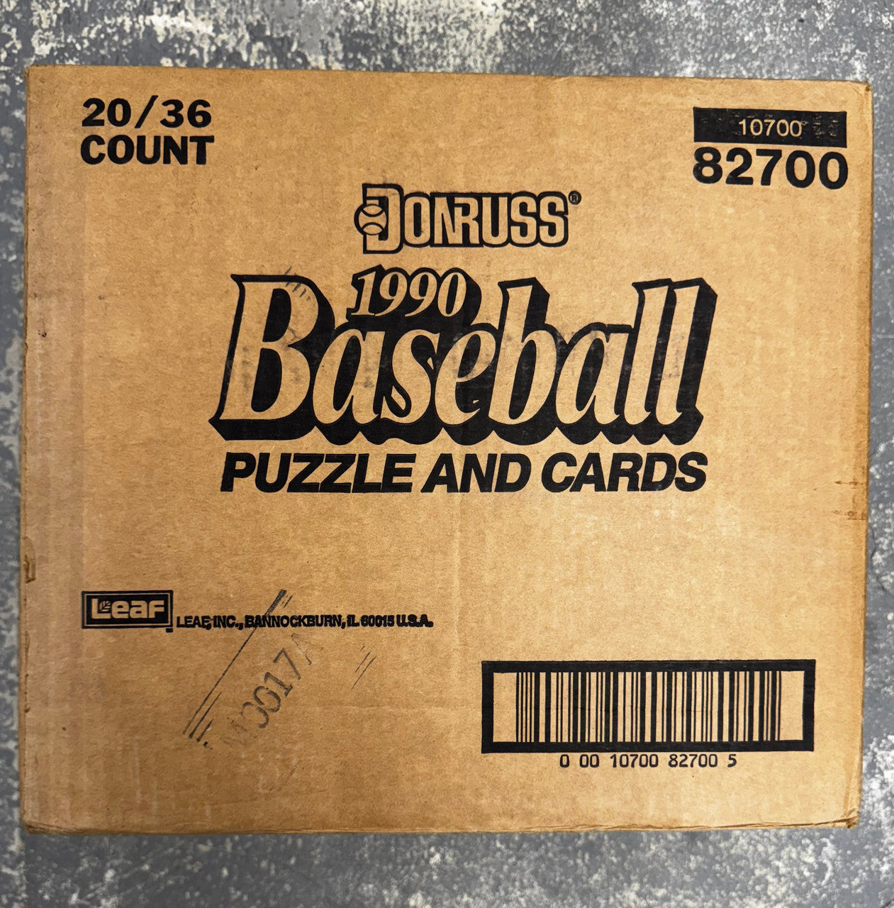 1990 Donruss Baseball Wax Case Factory Sealed