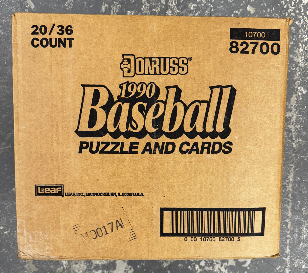 1990 Donruss Baseball Wax Case Factory Sealed