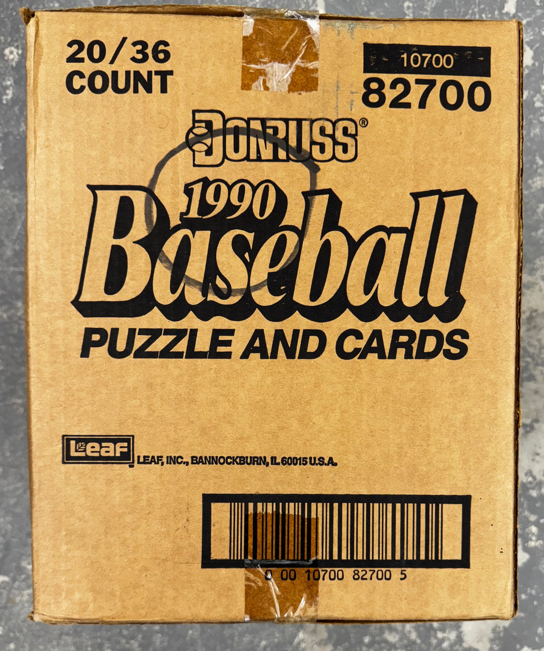 1990 Donruss Baseball Wax Case Factory Sealed