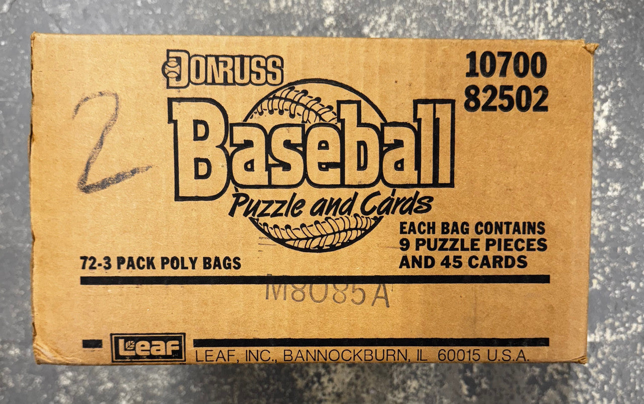 1988 Donruss Baseball Rack Pack Case Factory Sealed