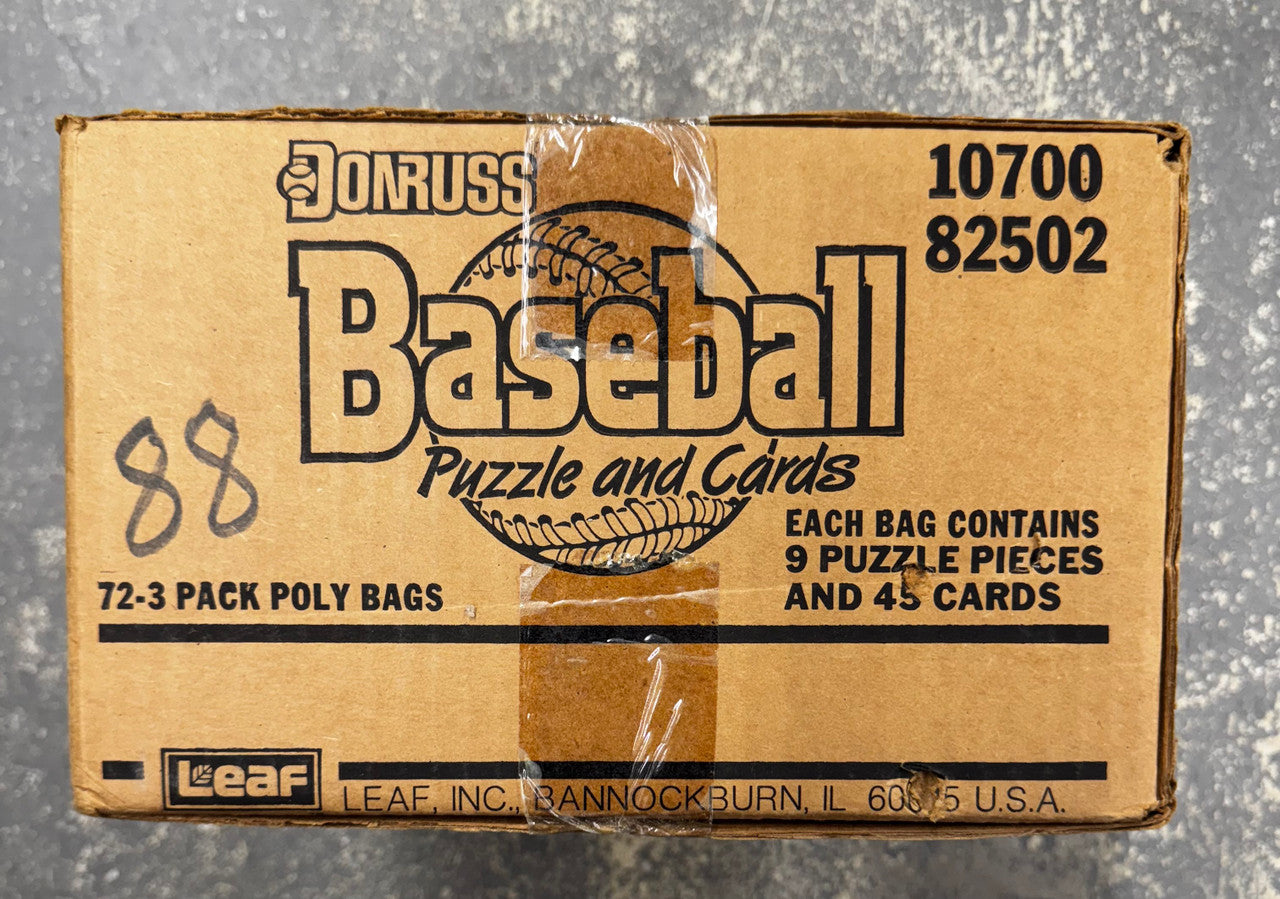 1988 Donruss Baseball Rack Pack Case Factory Sealed