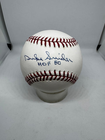 Duke Snider Signed Autographed Rawlings OML Baseball PSA