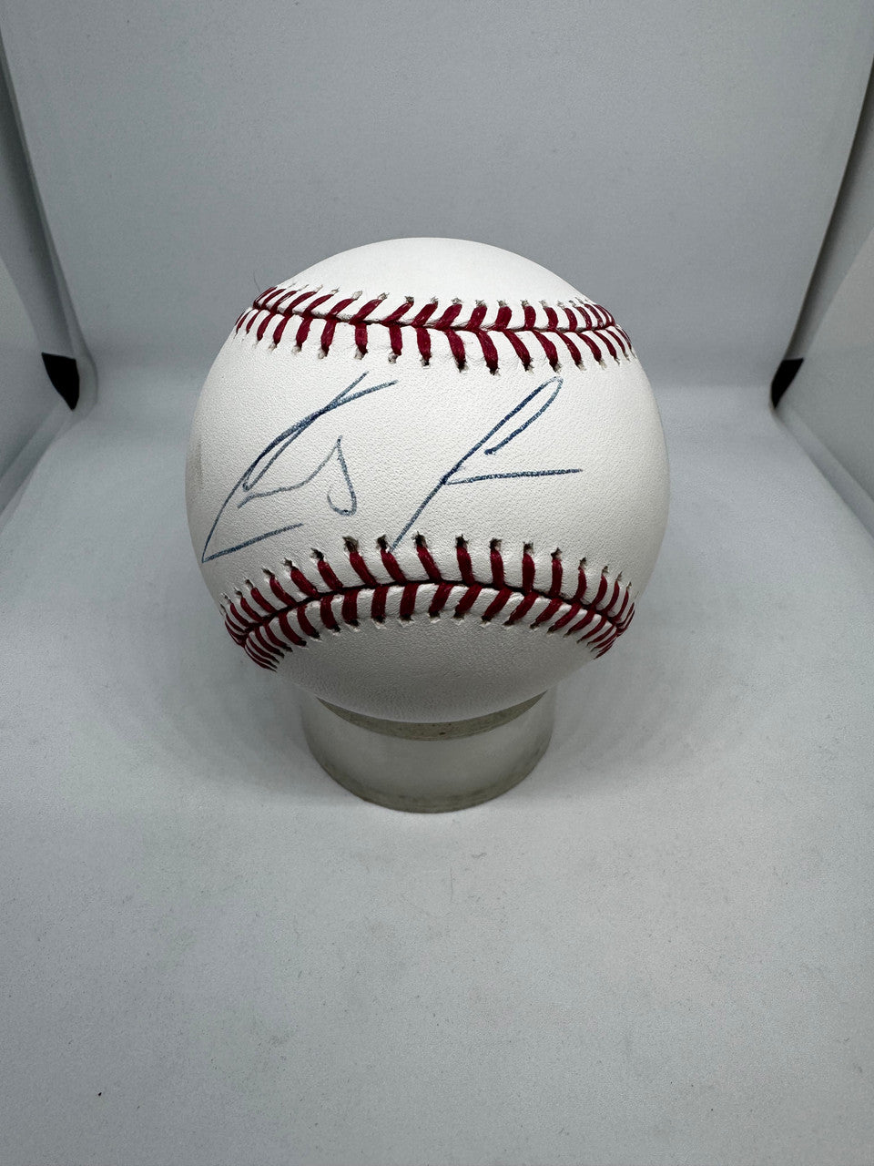 Ronald Acuna Jr. Signed Autographed Rawlings OML Baseball JSA