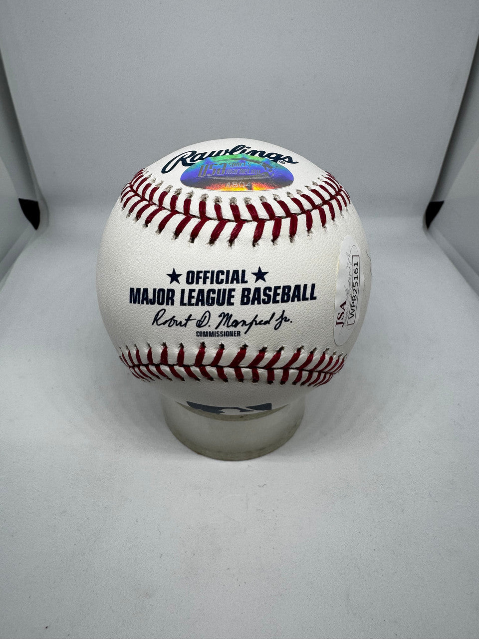 Ronald Acuna Jr. Signed Autographed Rawlings OML Baseball JSA