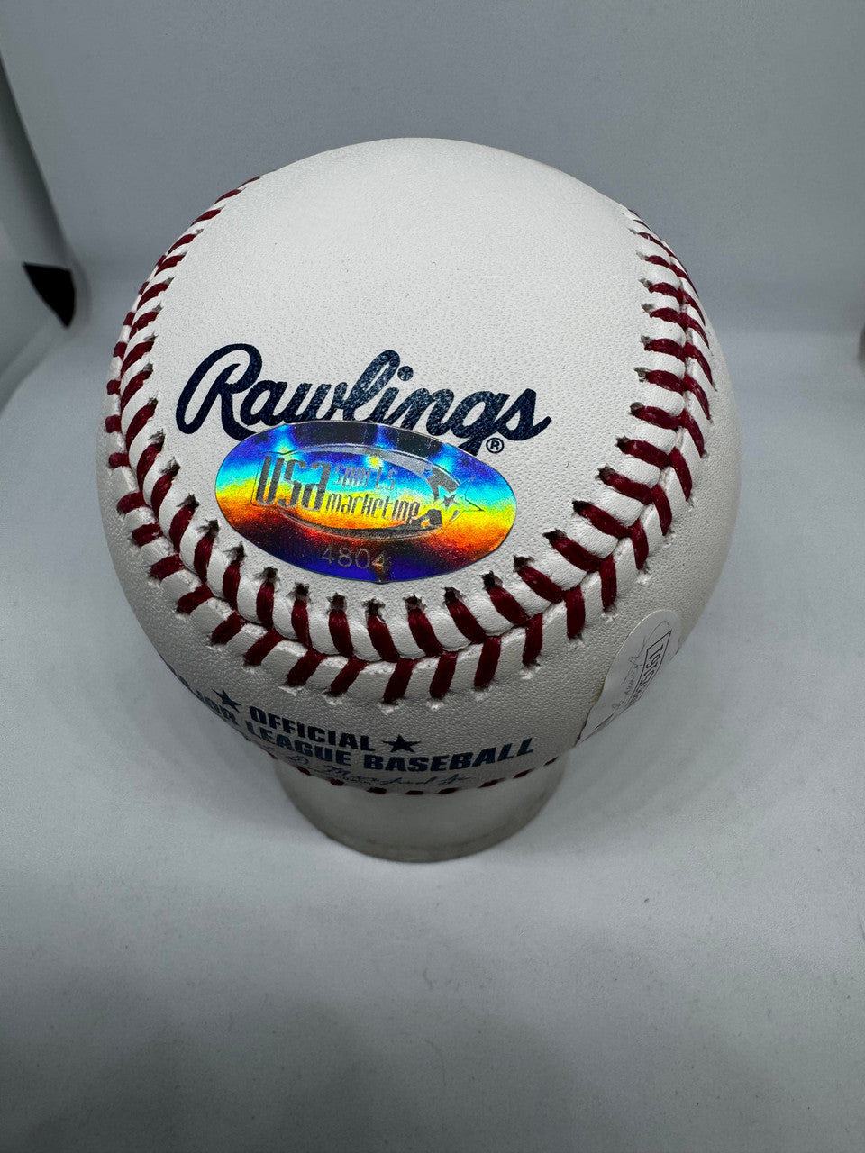 Ronald Acuna Jr. Signed Autographed Rawlings OML Baseball JSA