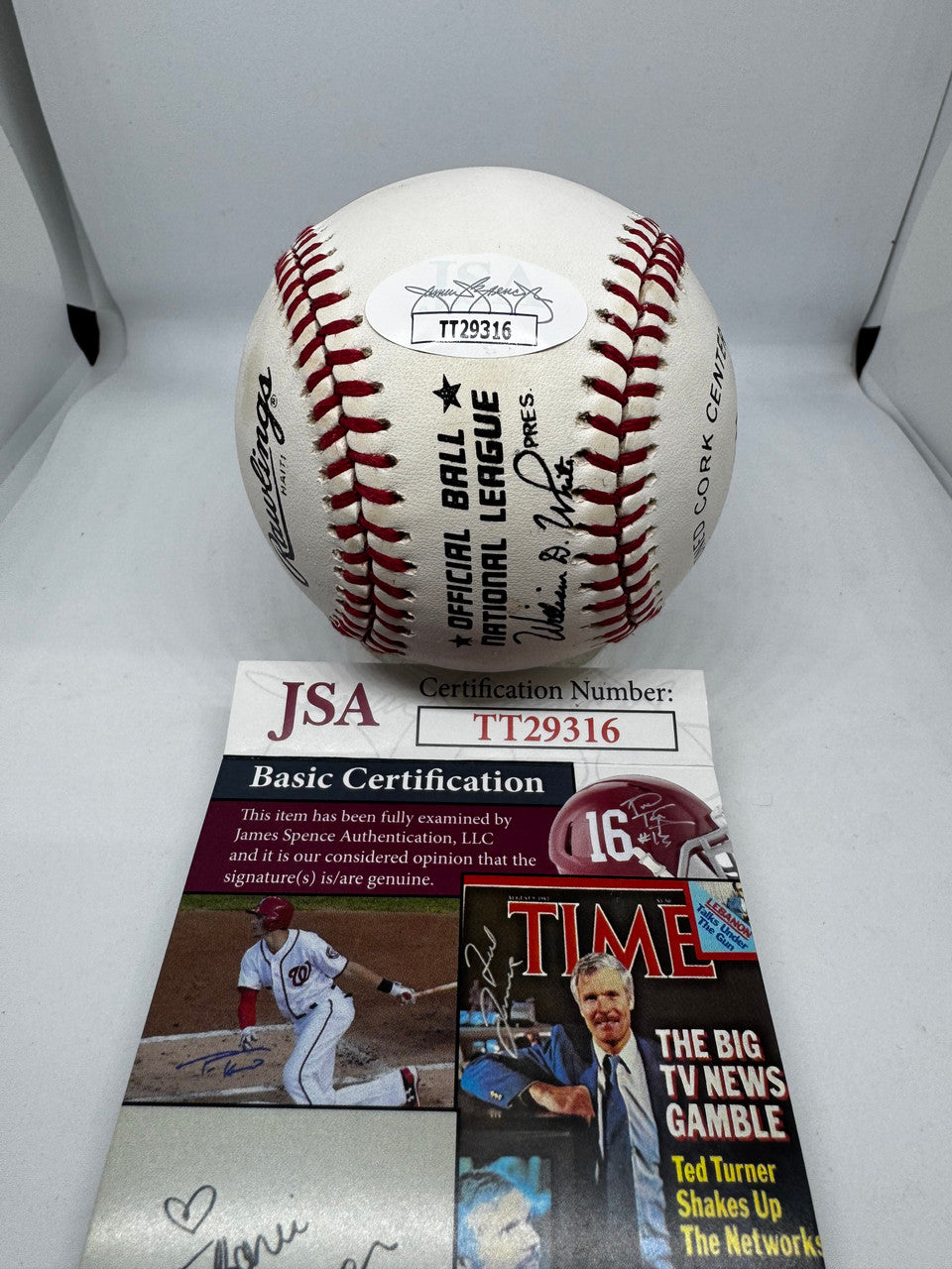 Steve Carlton Signed Autographed Rawlings ONL Baseball JSA *316