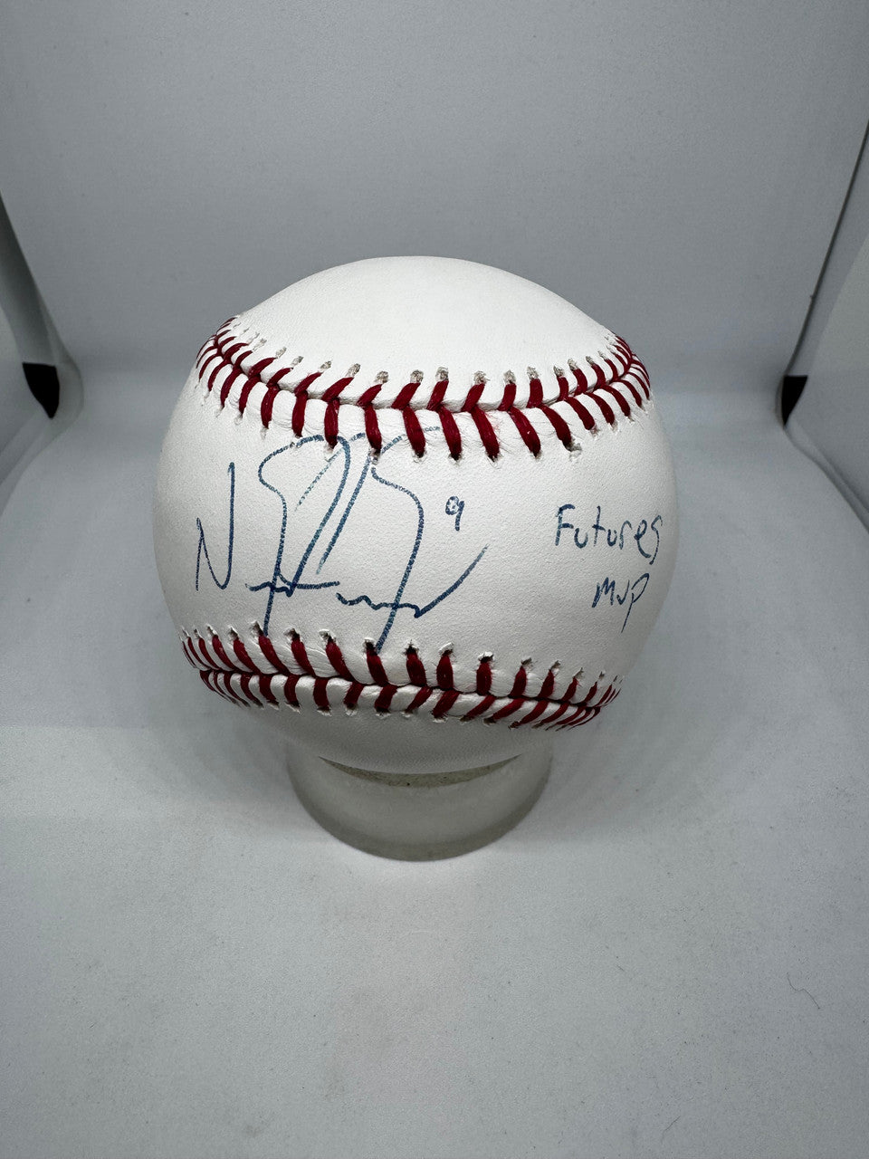 Nick Castellanos Signed Autographed Inscribed Rawlings OML Baseball JSA