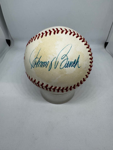 Johnny Bench Signed Autographed Rawlings 1989 All-Star Game Baseball JSA