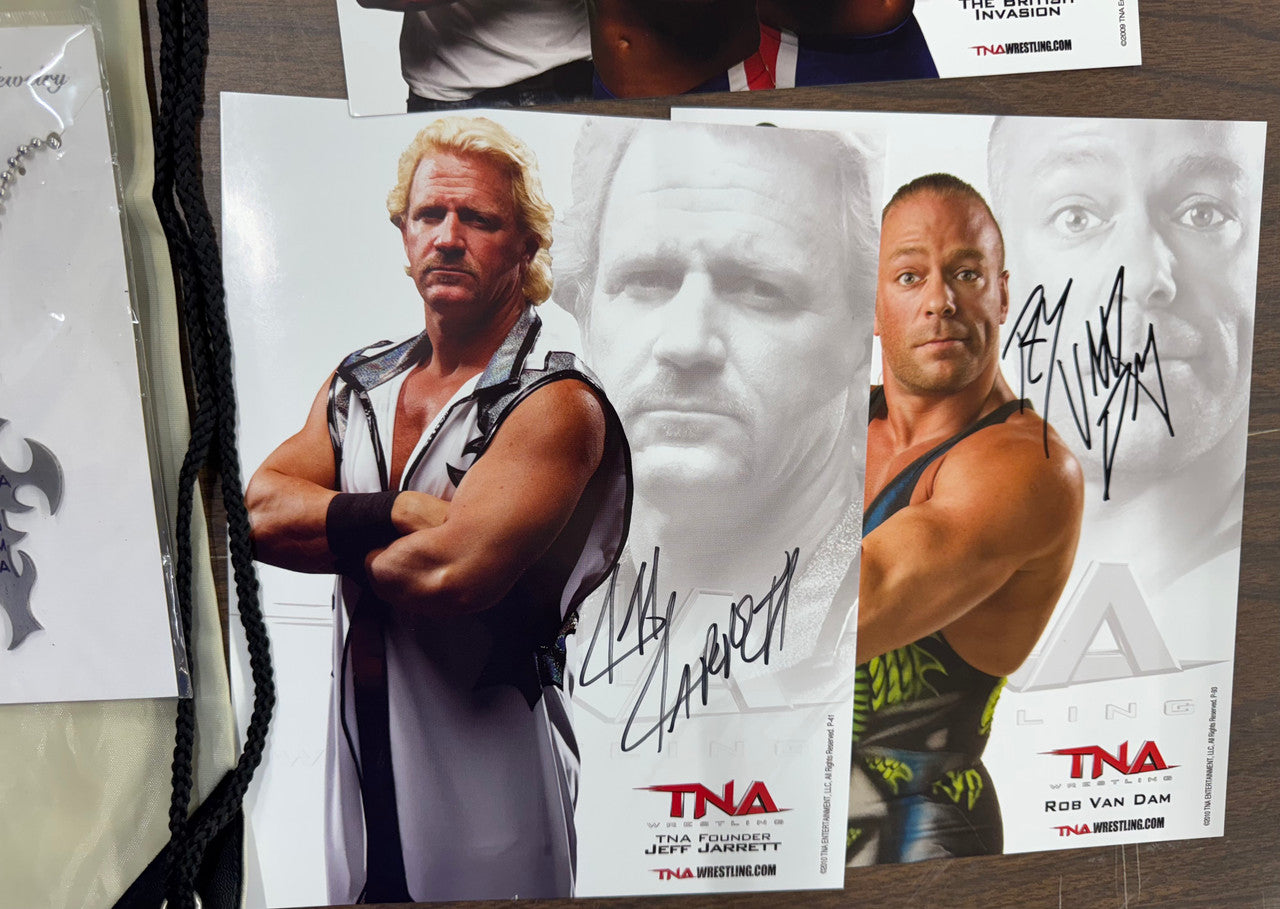TNA Wrestling Ultimate Fan Package, DVD's, Autographs, Merchandise