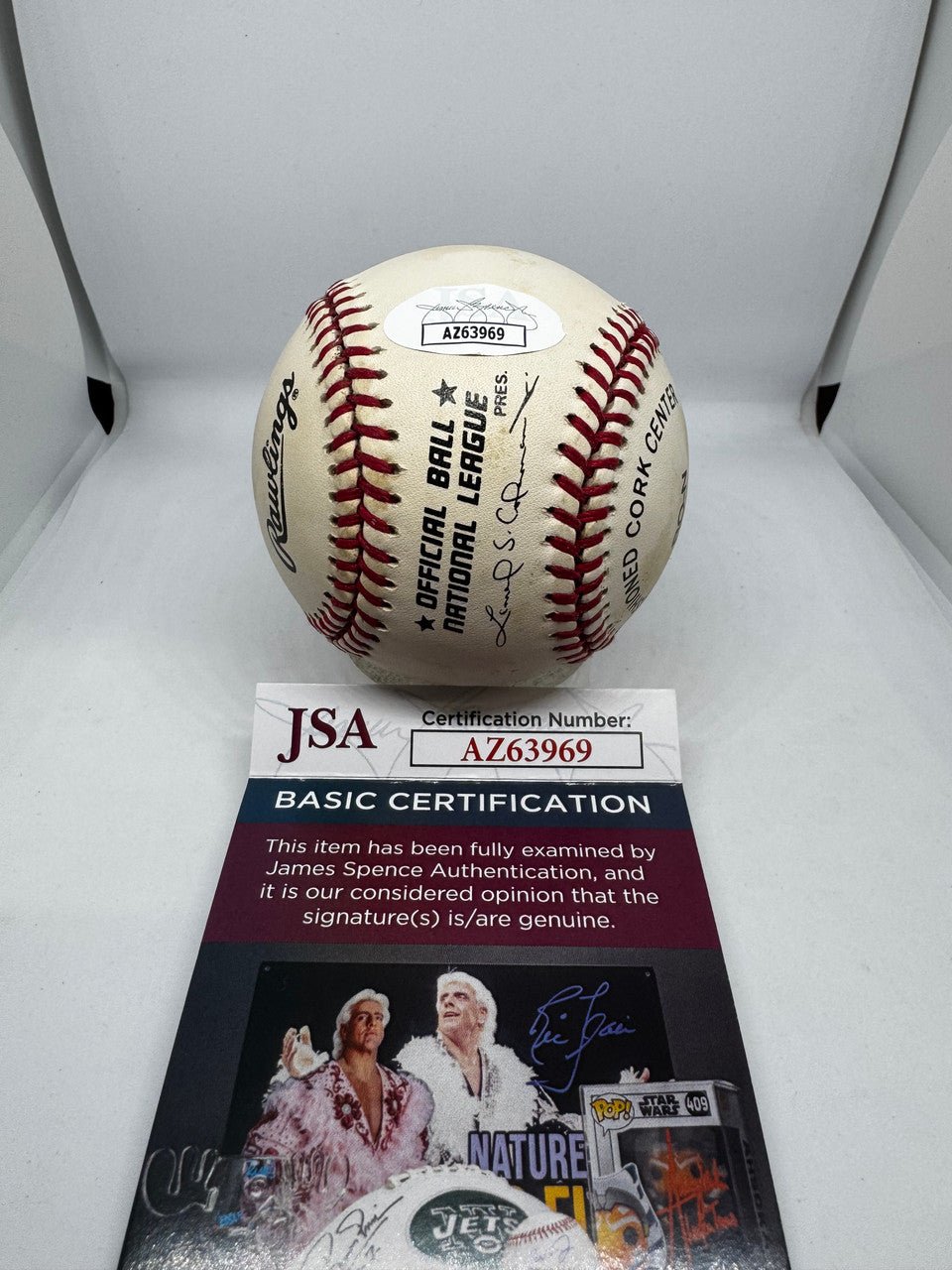 Tony Gwynn Signed Autographed Rawlings ONL Baseball JSA *969
