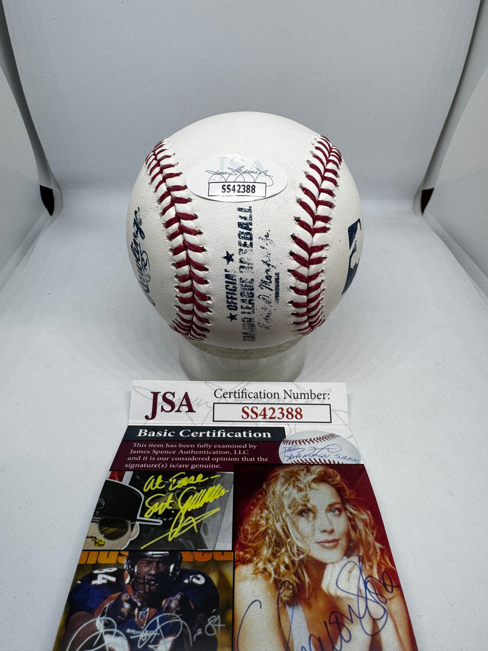 J.D. Martinez Signed Autographed Rawlings OML Baseball JSA