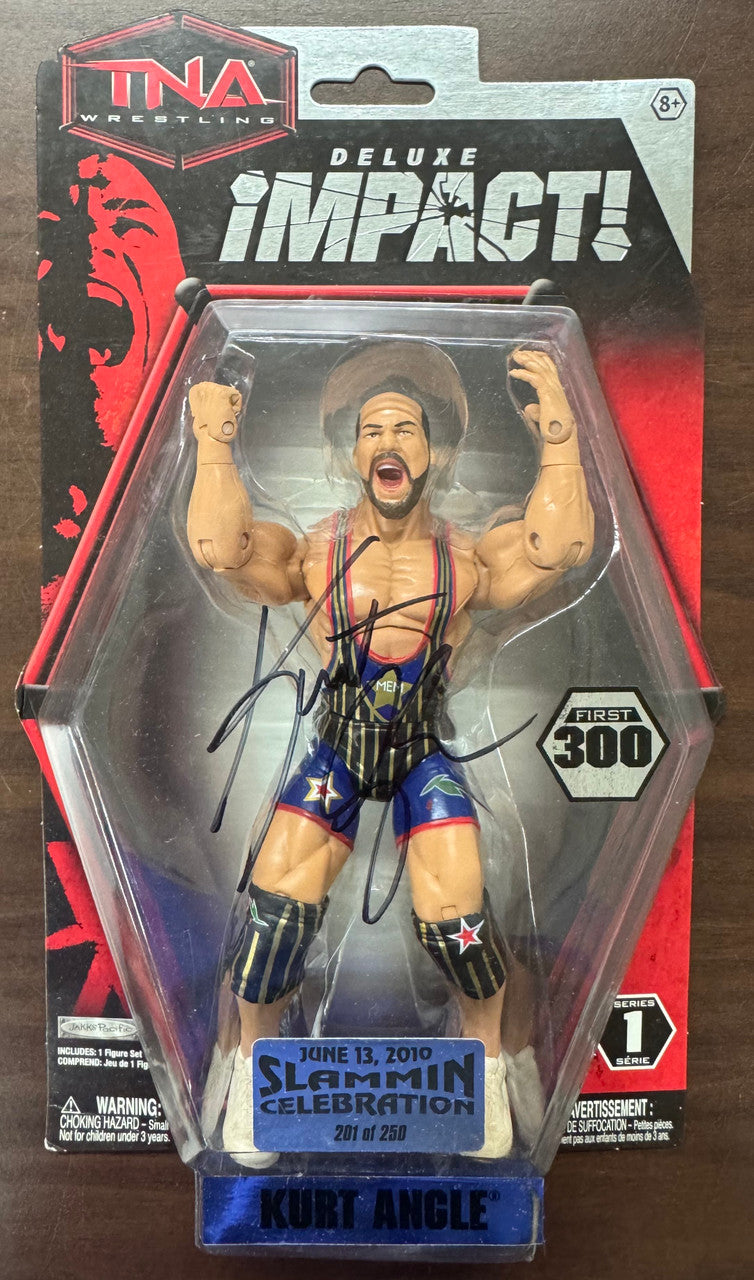TNA Wrestling Deluxe Impact Series 1 First 300 Chase Kurt Angle Action Figure