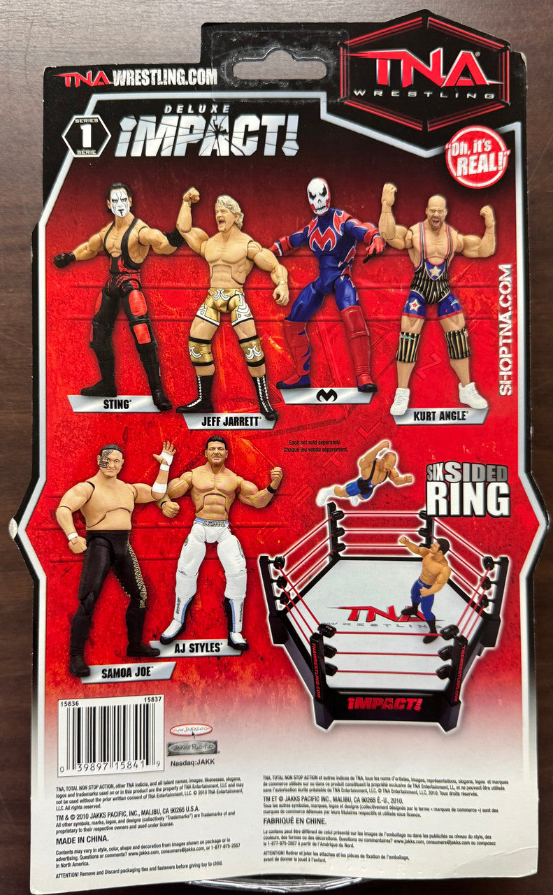 TNA Wrestling Deluxe Impact Series 1 First 300 Chase Kurt Angle Action Figure