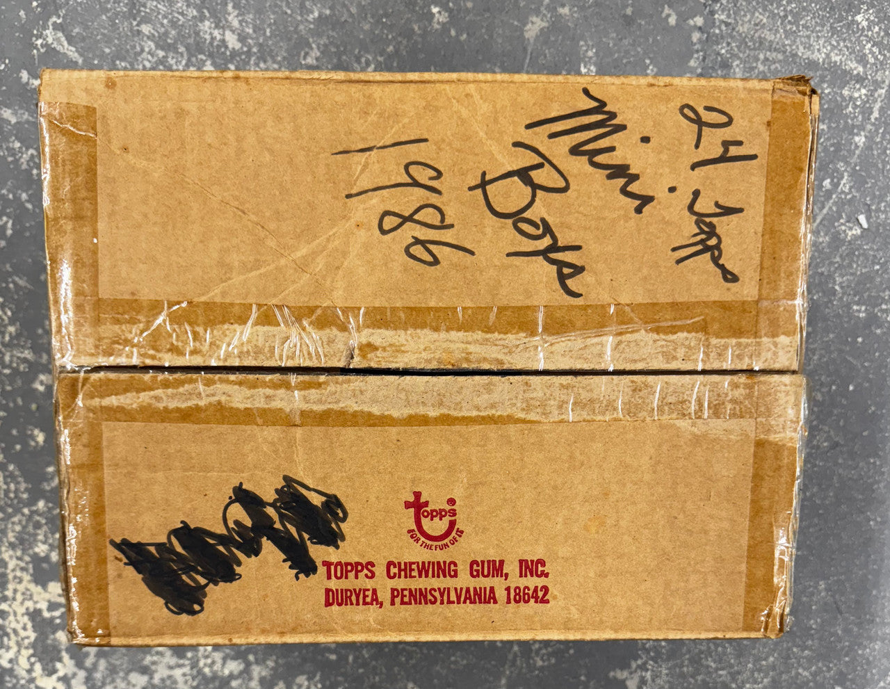1986 Topps Baseball Leaders Case (Opened)