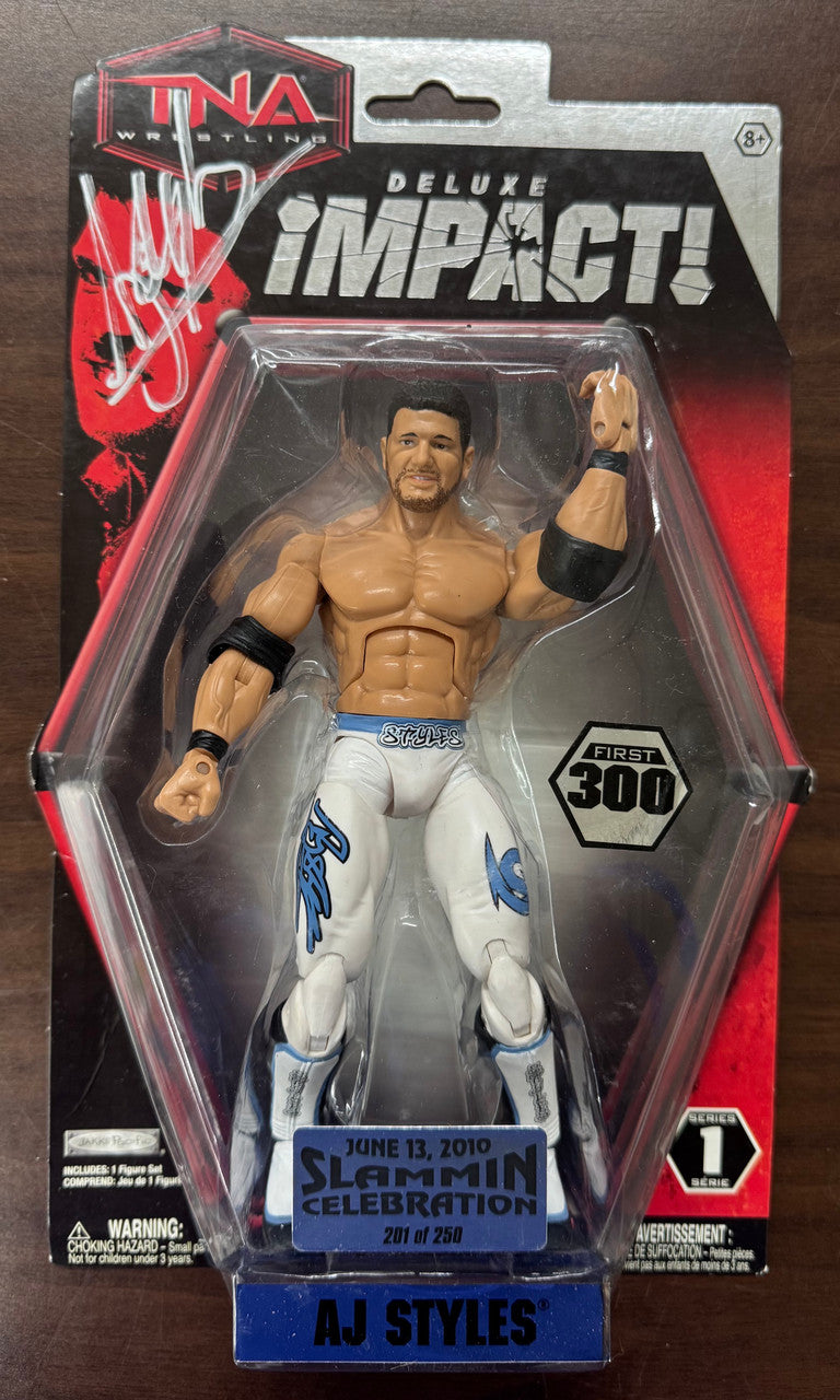TNA Wrestling Deluxe Impact Series 1 First 300 Chase AJ Styles Action Figure