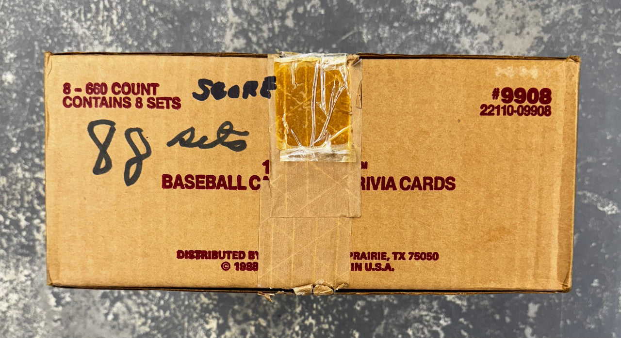 1988 Score Baseball Factory Set Case Factory Sealed