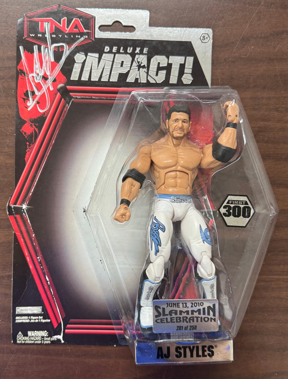 TNA Wrestling Deluxe Impact Series 1 First 300 Chase AJ Styles Action Figure