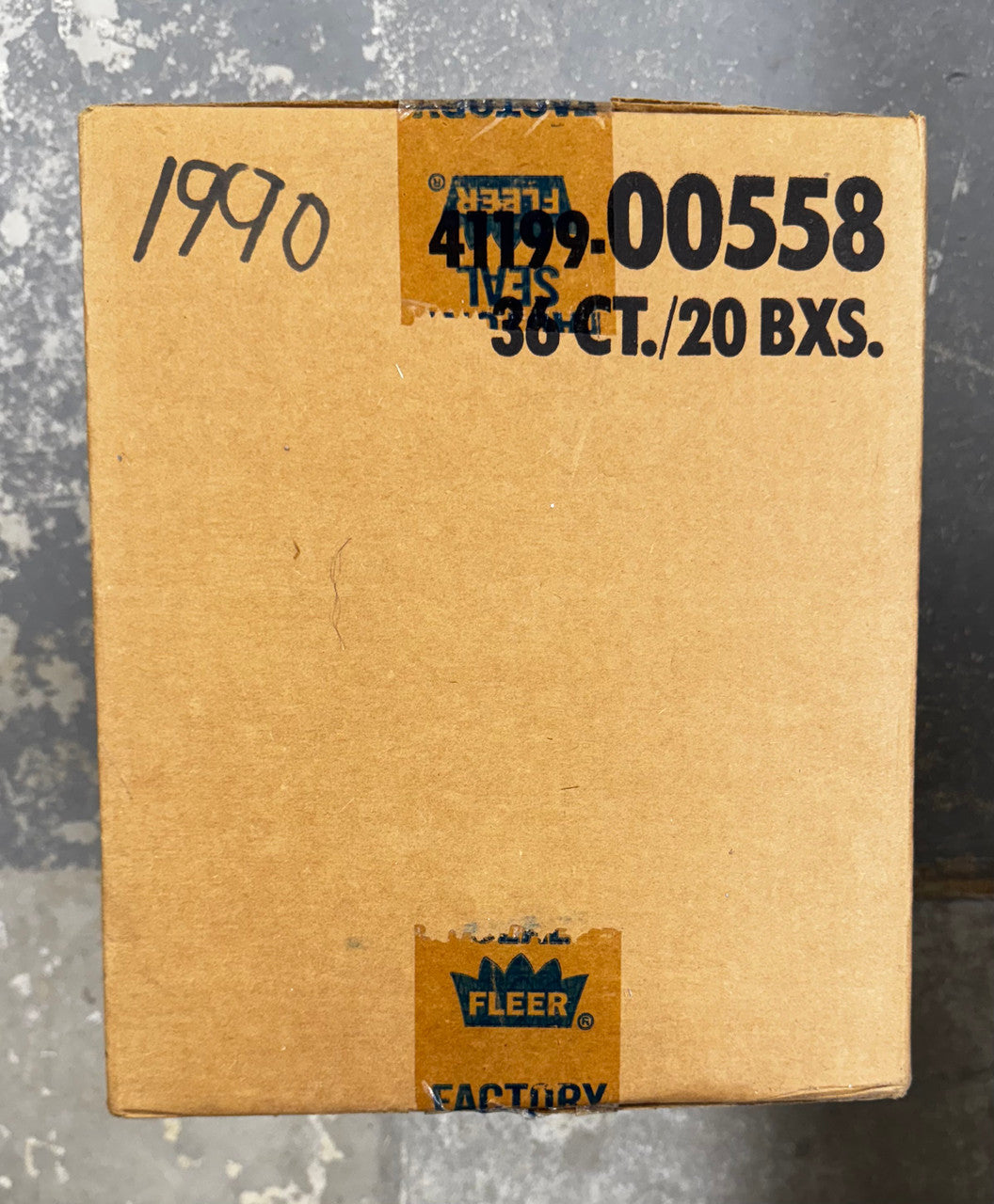 1990 Fleer Football Premiere Edition Case Factory Sealed
