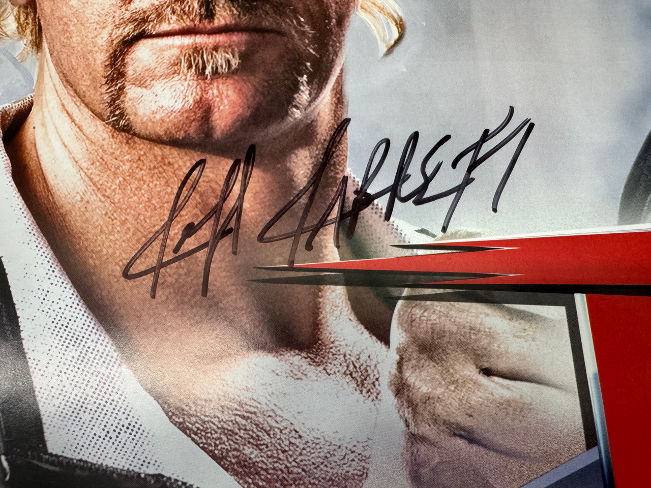 TNA Wrestling Bound for Glory 2010 Signed Autograph Event Poster Jeff Jarrett