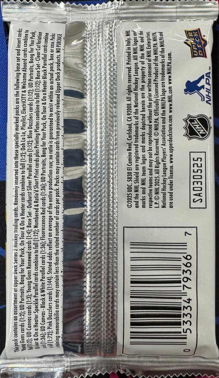 2024/25 Upper Deck Series 2 Hockey Hobby Pack