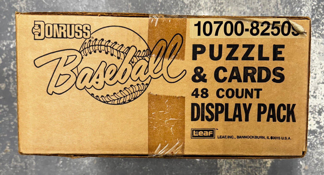 1988 Donruss Baseball 48ct Display Case Factory Sealed
