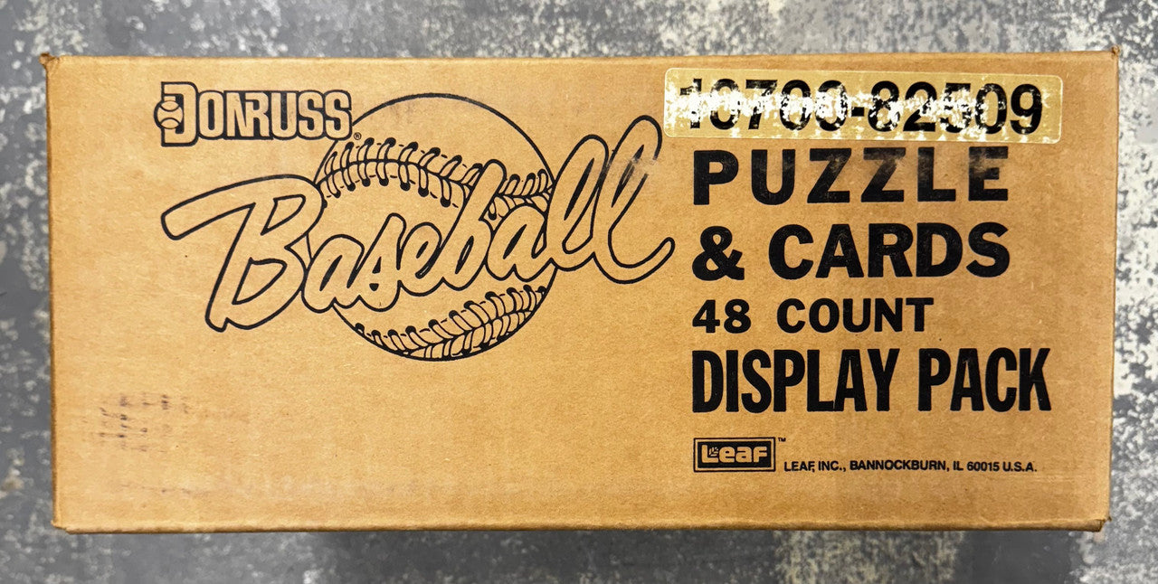 1988 Donruss Baseball 48ct Display Case Factory Sealed
