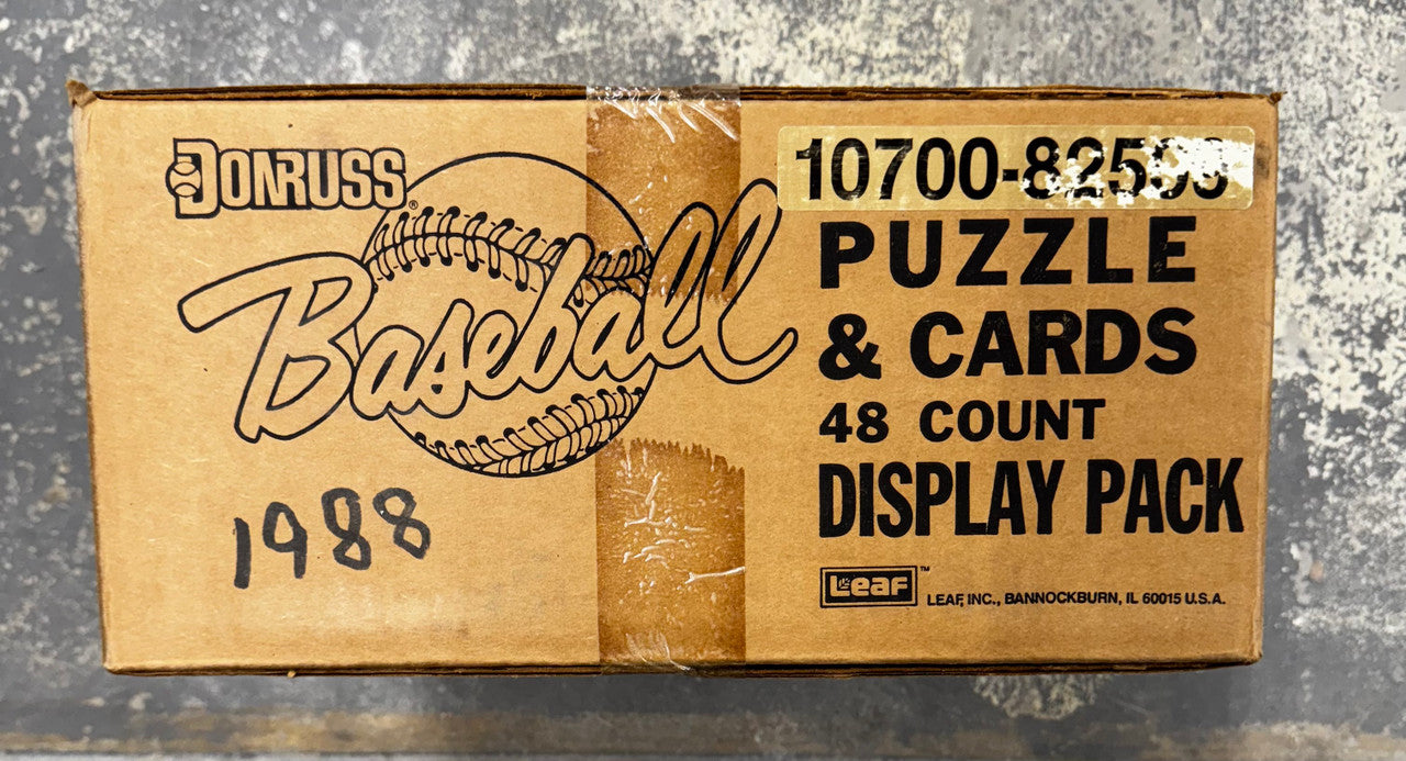 1988 Donruss Baseball 48ct Display Case Factory Sealed