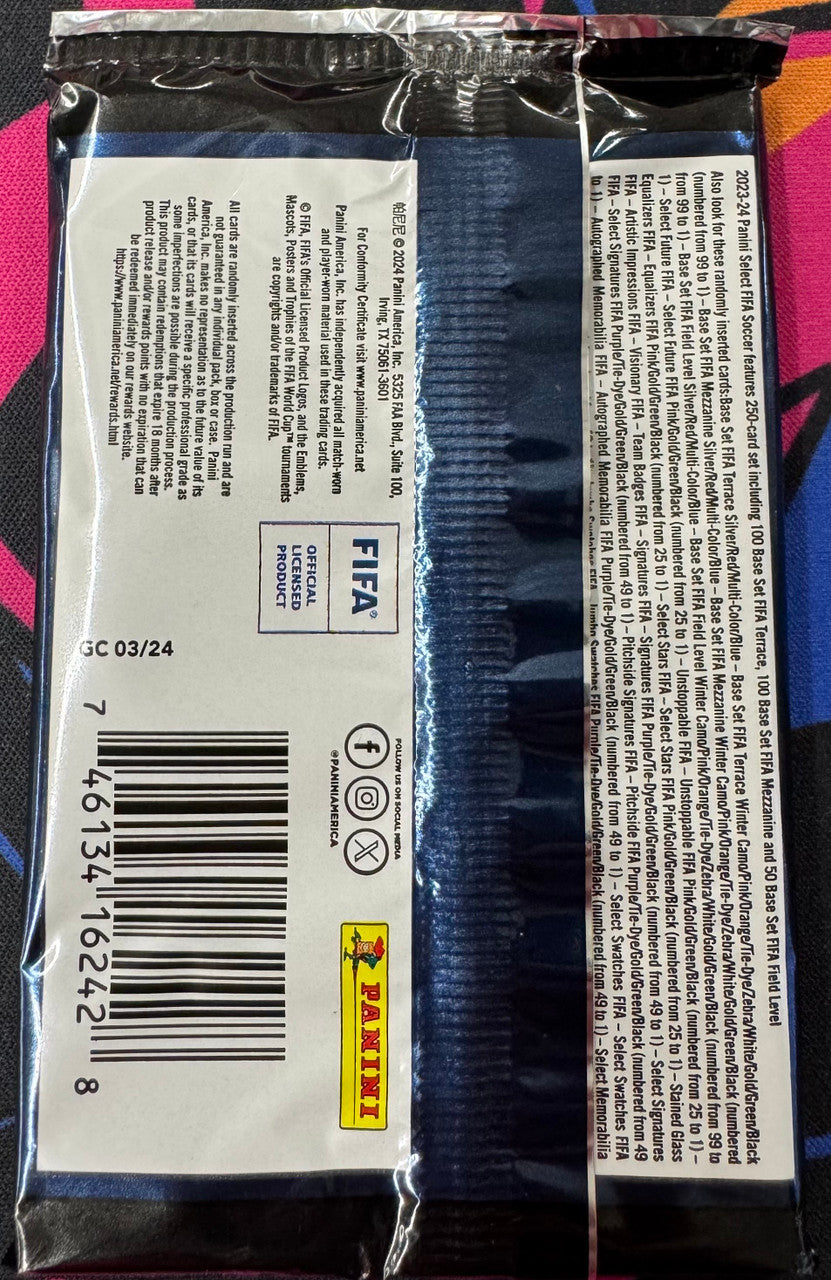 2023/24 Panini Select FIFA Soccer Hobby Pack