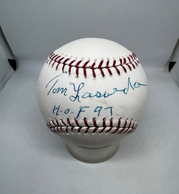 Tommy Lasorda Signed Autographed Inscribed Rawlings OML Baseball BAS
