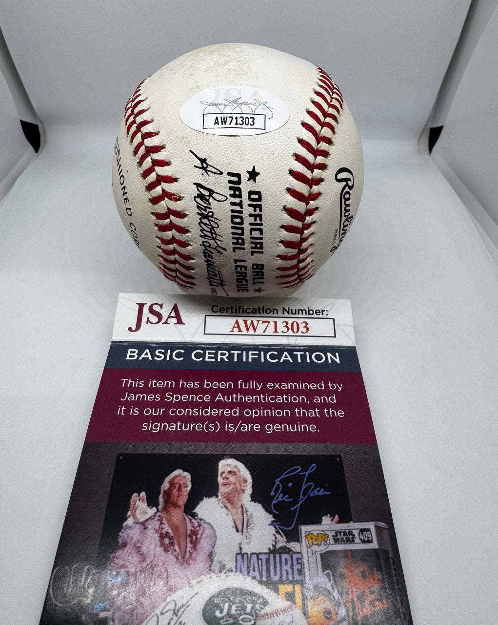 Bob Gibson Signed Autographed Rawlings ONL Baseball JSA