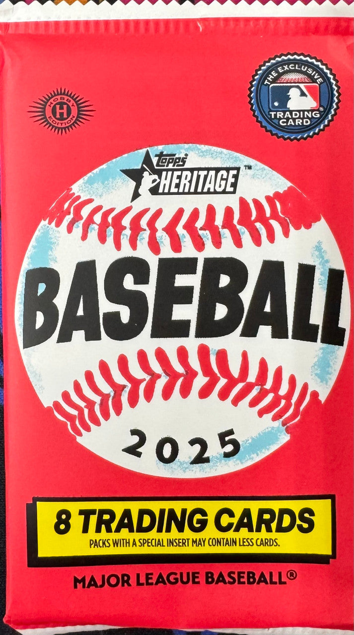 2025 Topps Heritage Baseball Hobby Pack