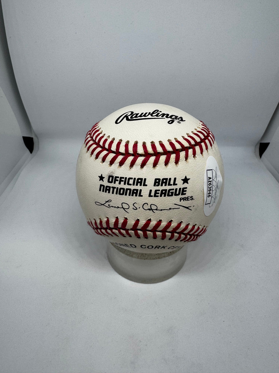 Ozzie Smith Signed Autographed Rawlings ONL Baseball JSA