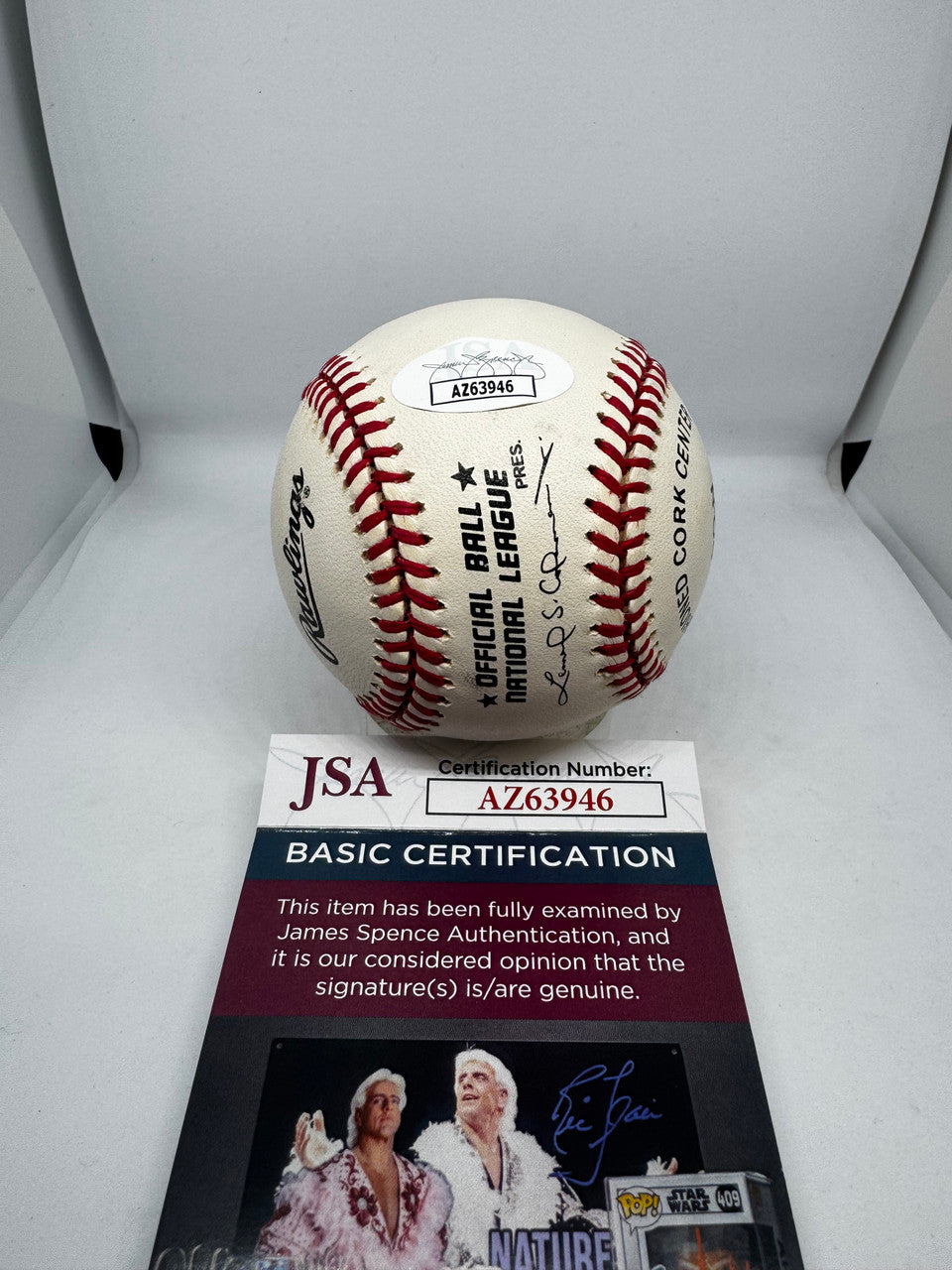 Ozzie Smith Signed Autographed Rawlings ONL Baseball JSA