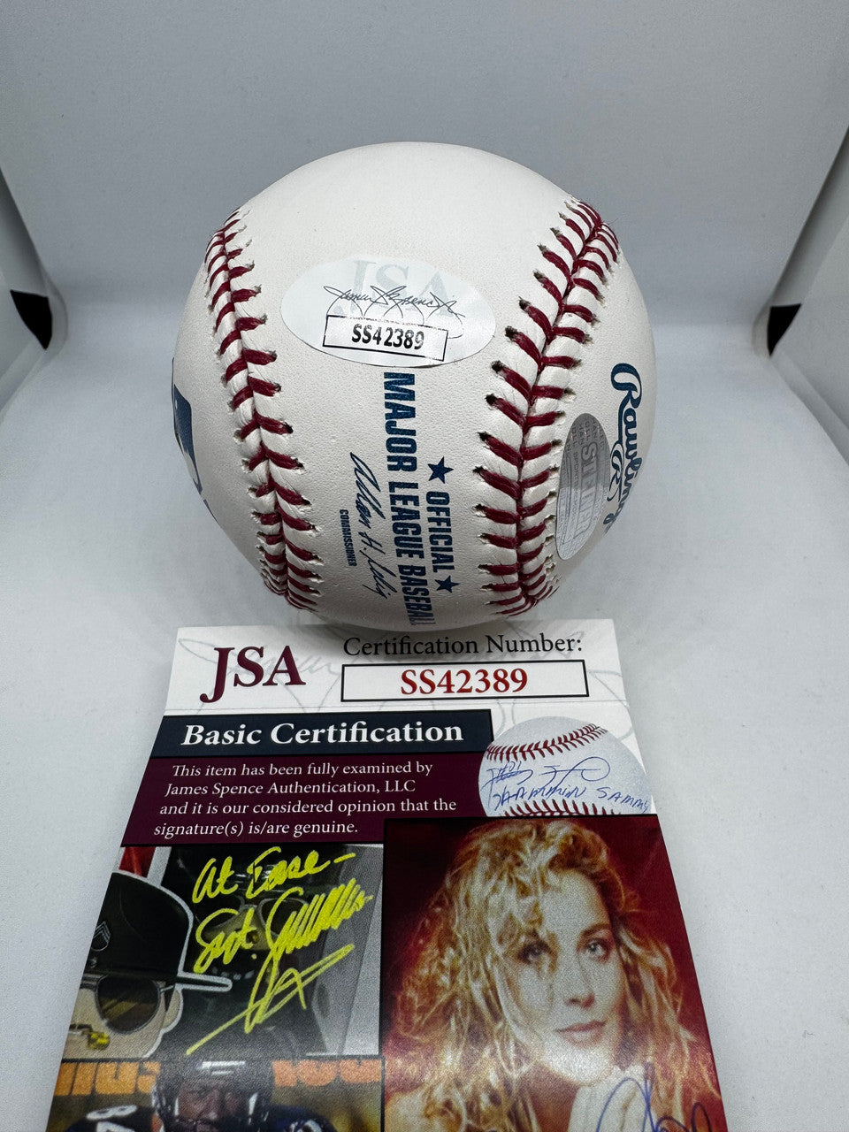 Orlando Cepeda Signed Autographed Inscribed Rawlings OML Baseball JSA/Steiner