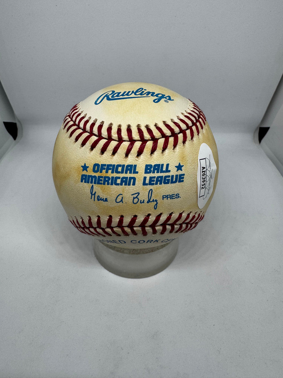 Whitey Ford Signed Autographed Rawlings OAL Baseball JSA *952