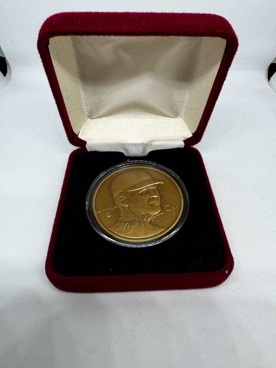 Highland Mint Cal Ripken Jr. Bronze Commemorative Coin In Case #10245