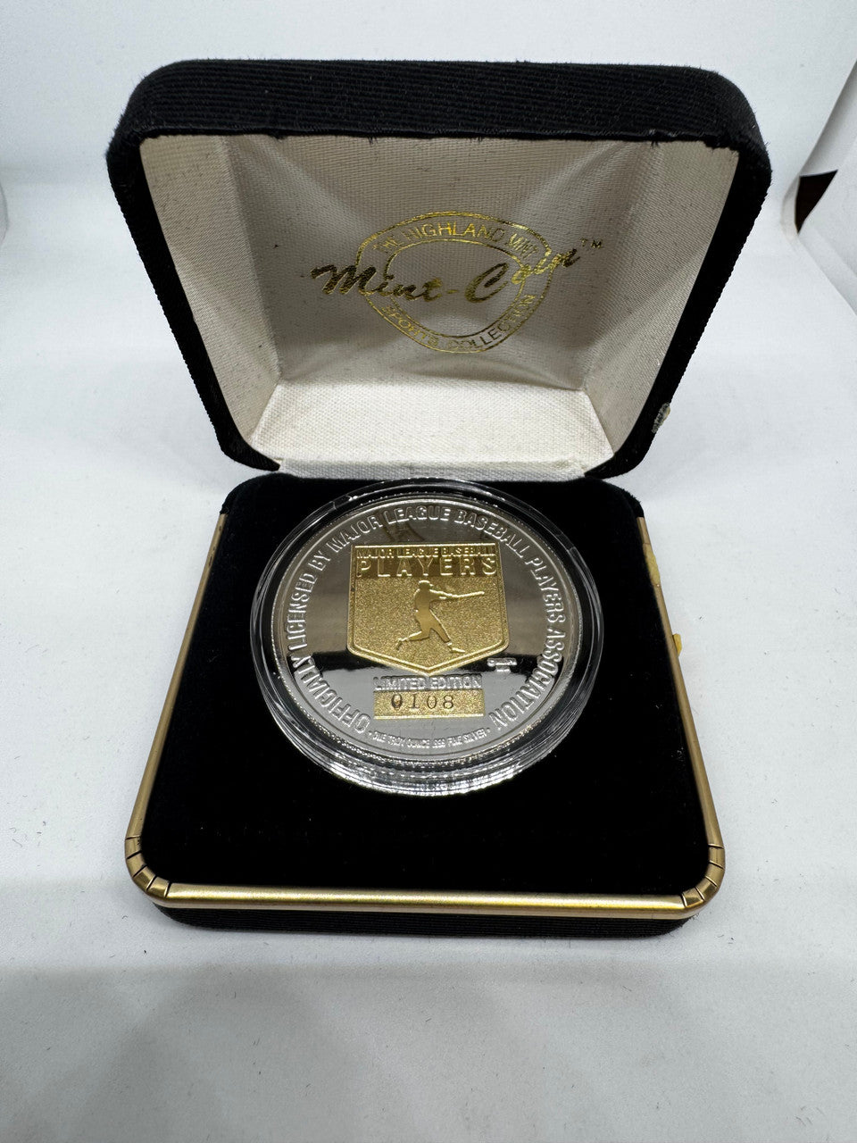 Highland Mint Alex Rodriguez 1 Troy Ounce .999 Fine Silver Coin In Case #0108