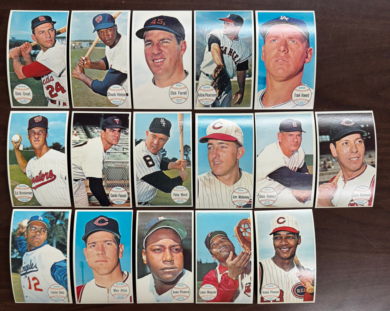 1964 Topps Giants Baseball Partial Set (31/60) EX-MT Fox Cepeda Oliva Boyer