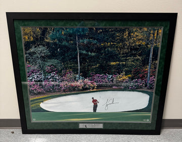 Tiger Woods Signed Autographed Print UDA Azalea 30x40 Framed